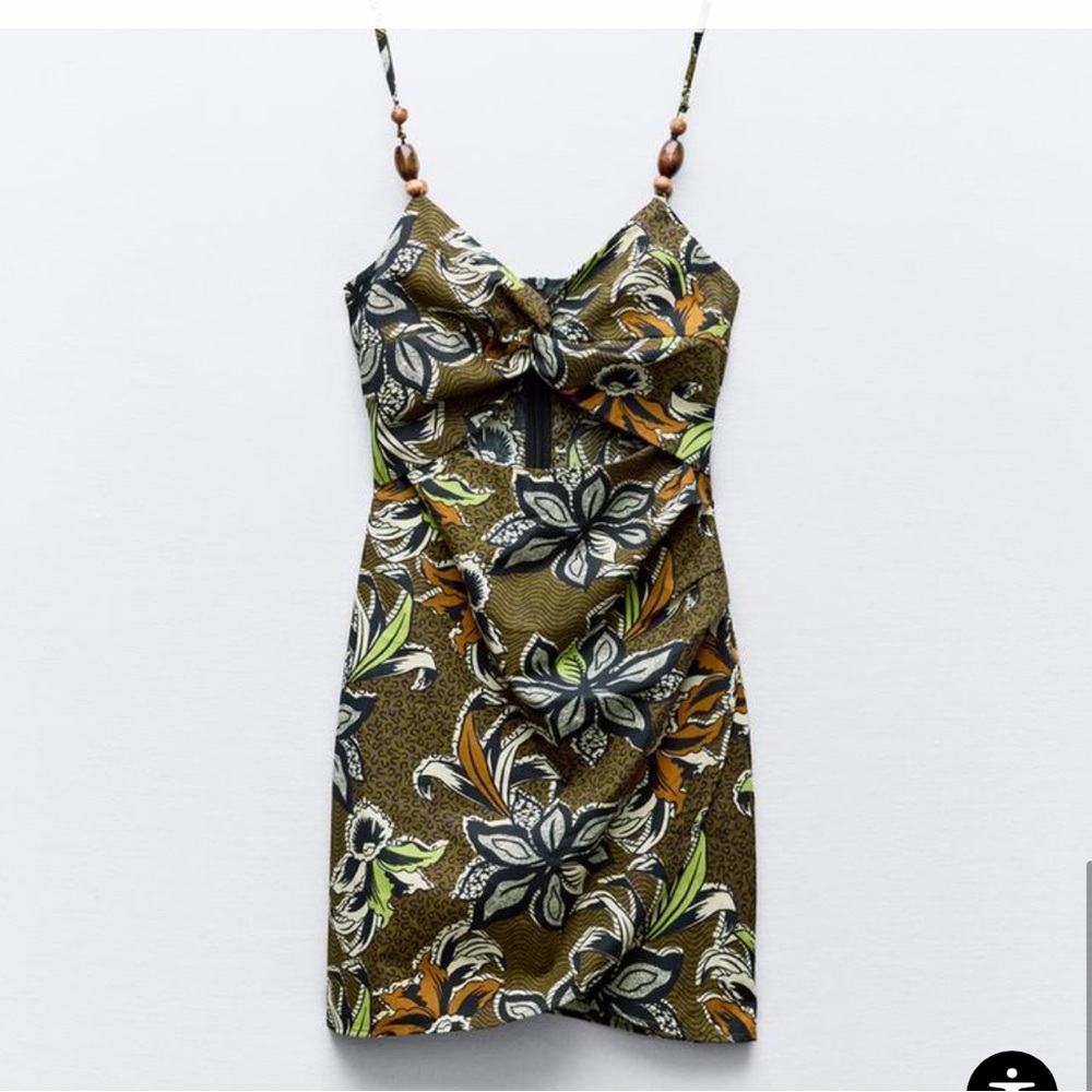 Zara cut out dress- size Large NWT